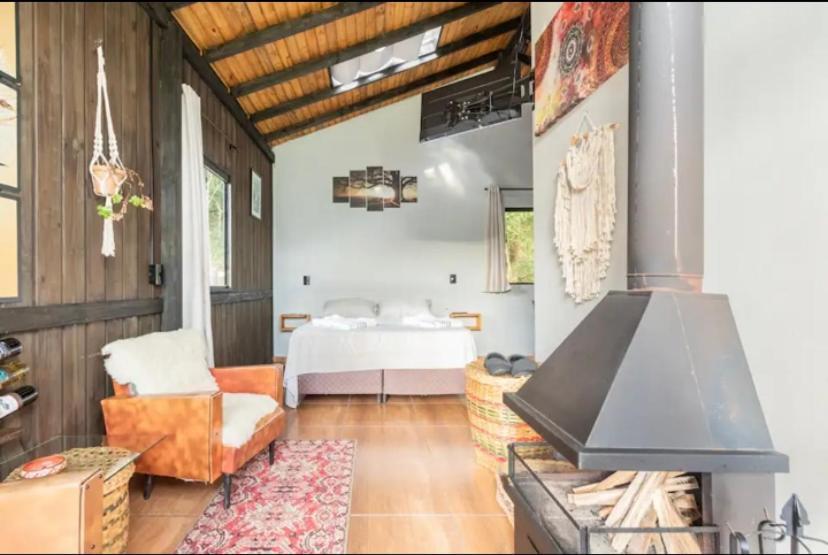 Cabana Sassafras Com Hidromassagem Alfredo Wagner Exterior photo